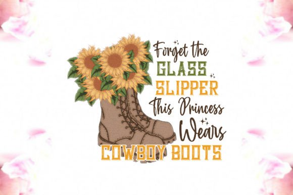 Cowboy Boots Sunflower Sublimation PNG Review