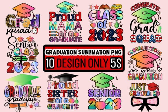 Graduation Sublimation Design Bundle Review
