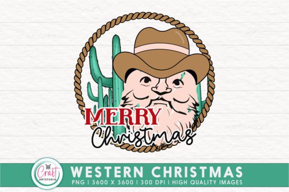 Merry Christmas Cowboy Santa Sublimation Review