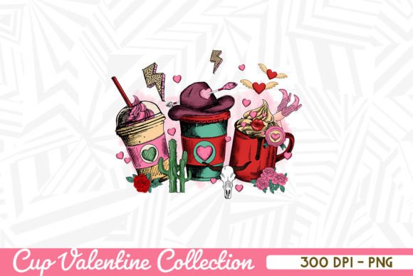 Valentine Cup with Western Elements