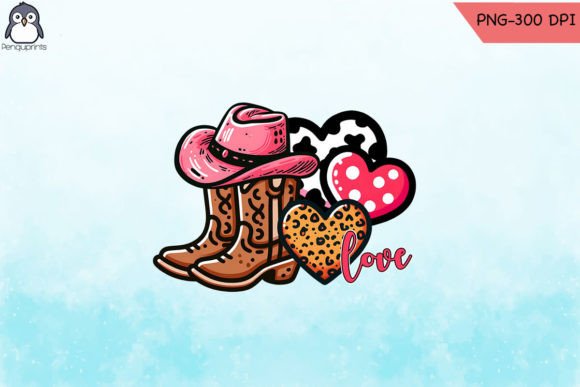 Western Love Valentine Sublimation PNG Review